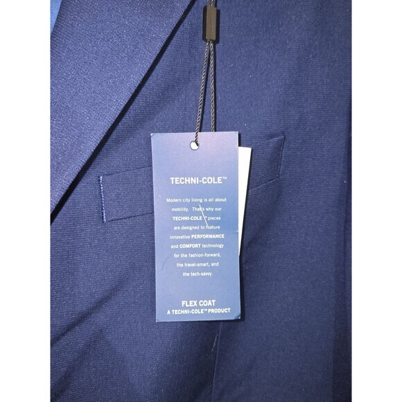 Kenneth Cole Reaction Men's Techni-Cole Separate Slim-Fit Suit Jacket Size 46REG - Picture 6 of 9